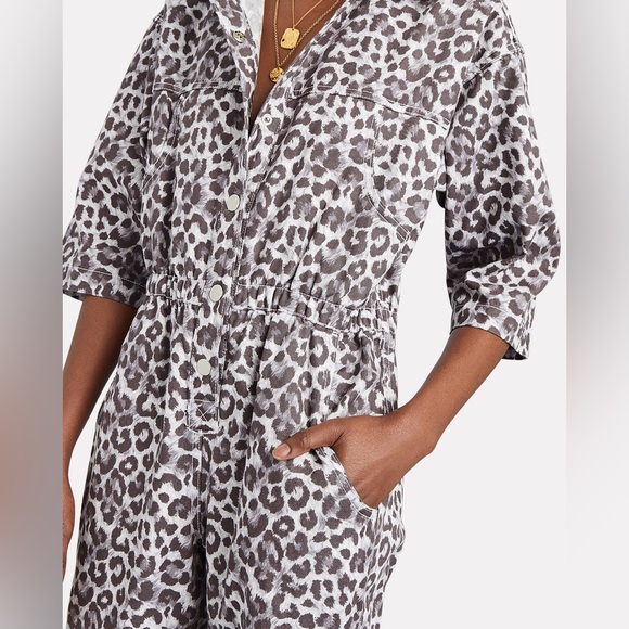 Leopard print Hope jumpsuit by Overlover - Size S - Picture 3 of 4